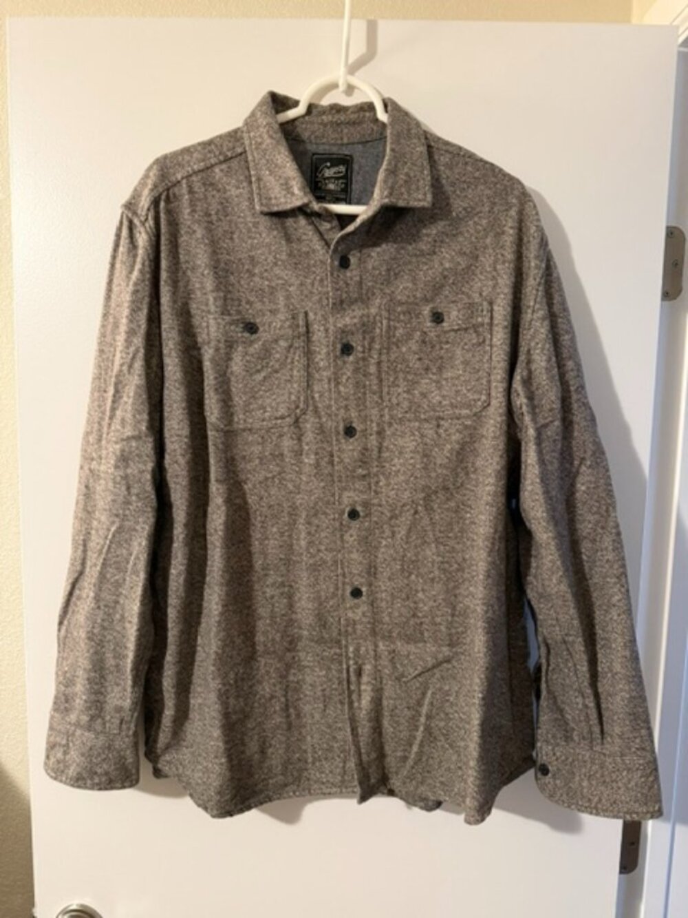 Grayers Heritage Flannels Gray Cotton Flannel Shirt Men’s XL